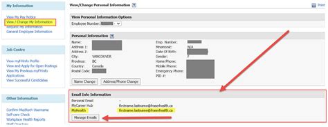 myinfo vch|Access MyHealth through web browser .